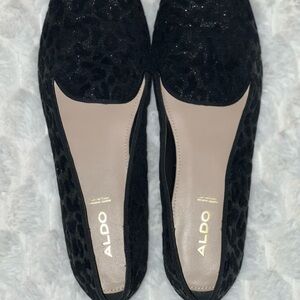ALDO Black Floral Patterned Flats
